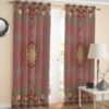 Printed Velvet Eyelet Curtain – Cloud & Wind