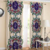 Printed Velvet Persian Eyelet Curtain – Calligraphy Poems