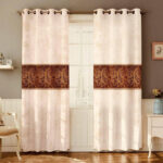 Iranian Brown Design Curtain Model Lux - ShopiPersia