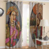 Printed Velvet Persian Eyelet Curtain – Scholars
