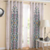 Printed Velvet Eyelet Curtain – Hazan