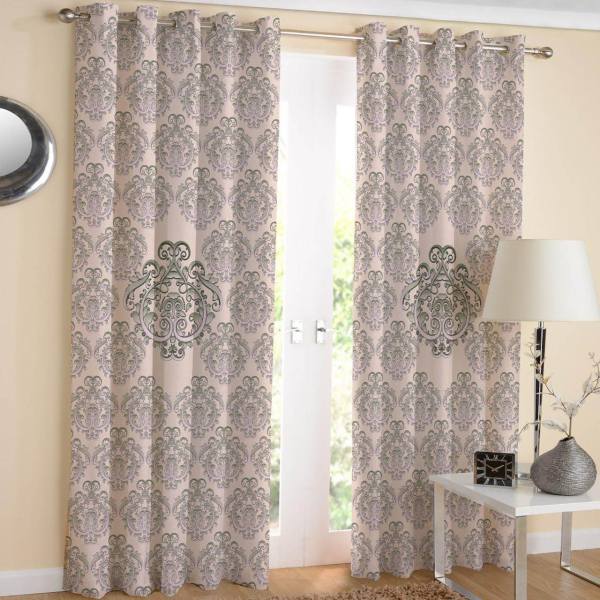 Printed Velvet Eyelet Curtain – Special