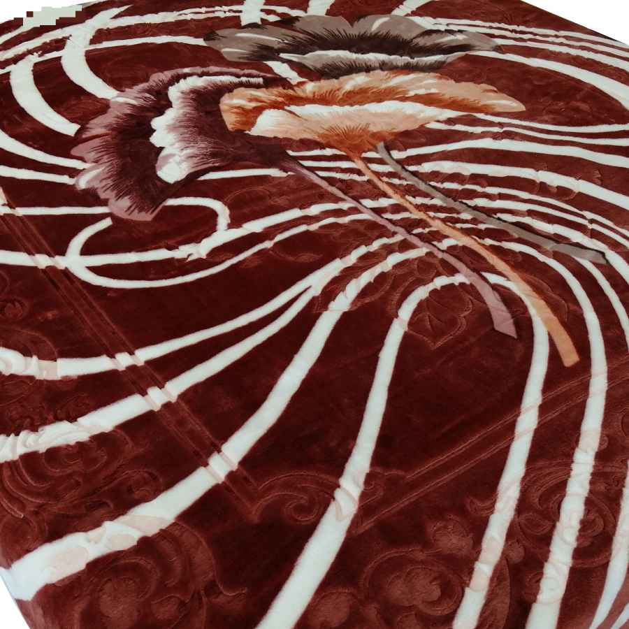 Golbaft Iranian Double Bed Blanket Browni