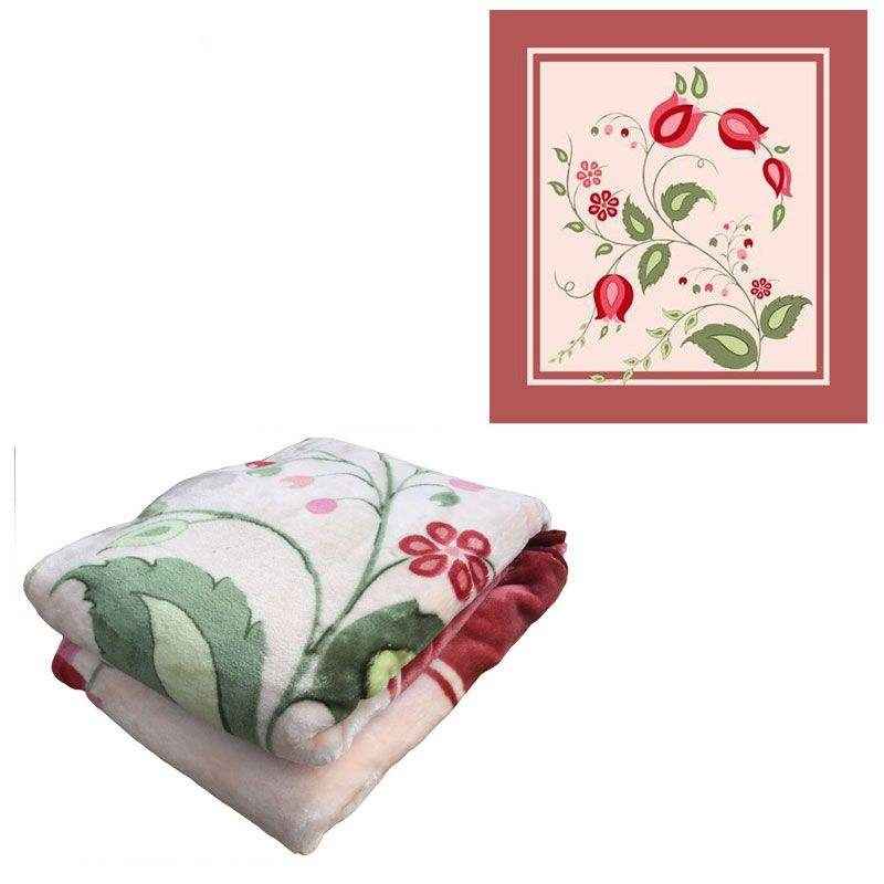 Golbaft Iranian Single Bed Blanket Model Flower Bud