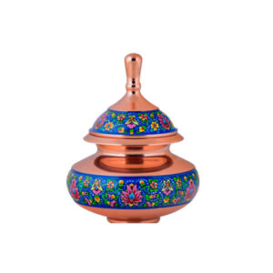 Iranian Hammering Copper Candy Bowl Model Barman