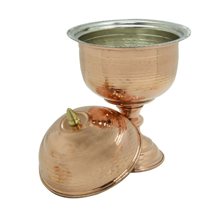 Handcrafted Persian Copper Sugar Bowl with – Hammered Diana