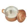 Persian Copper Stock Pot - Traditional Hammered Cooking Style