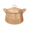 Persian Copper Stock Pot - Traditional Hammered Cooking Style