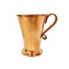 Persian Copper Cup - Handcrafted with Handle for Cold Drinks - Hammered Mesri