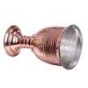 Handcrafted Persian Copper Wine Glass Stemware - Hammered Model Zanjani