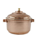 Persian Copper Stock Pot - Traditional Hammered Cooking Style Size 2