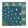 Iranian Tablecloth: Isfahan's Traditional Kalamkari Block Print Blue Galaxy