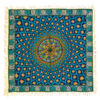 Iranian Tablecloth: Isfahan's Traditional Kalamkari Block Print Blue Galaxy