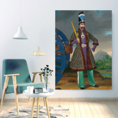 Persian Wooden Poster Print – King of Iran Wall Art