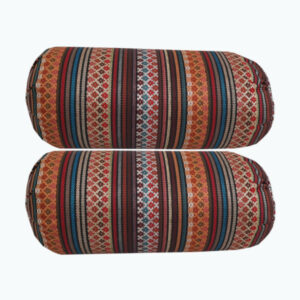Set of 2 Traditional Persian Bolster Backrest Pillows Tubular