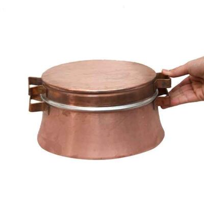 Persian Copper Stock Pot – Traditional Hammered Cooking Set of 4