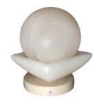 Persian Globe Salt Lamp - Handcrafted Mahtab Design