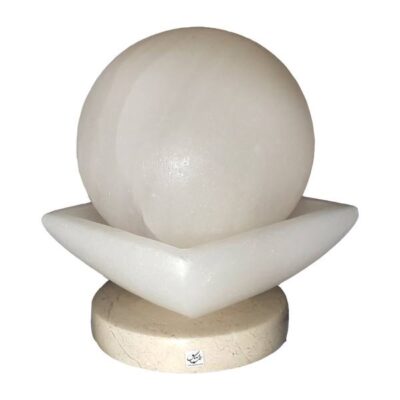 Persian Globe Salt Lamp – Handcrafted Mahtab Design