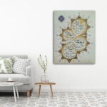 Islamic Wood Print Art - 4 Qul & Wa In Yakad Wall Art