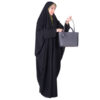 Islamic Arabic Black Chador Abaya Hejab with Sleeves for Women and Praying - Lebanon TChador