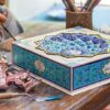 Mozaffari Gaz: 40% Pistachio – Traditional Iranian Rosewater Nougat Sweet