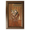 Marquetry Wood Inlay Art - Artistic Persian Lady of love