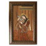 Marquetry Wood Inlay Art – Artistic Persian Lady of love