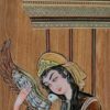 Marquetry Wood Inlay Art - Artistic Persian Lady of love