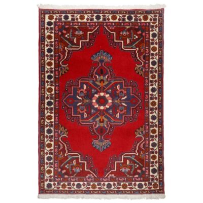 Authentic Persian Prayer Rug Hand-Knotted & Luxurious Sajada Negar