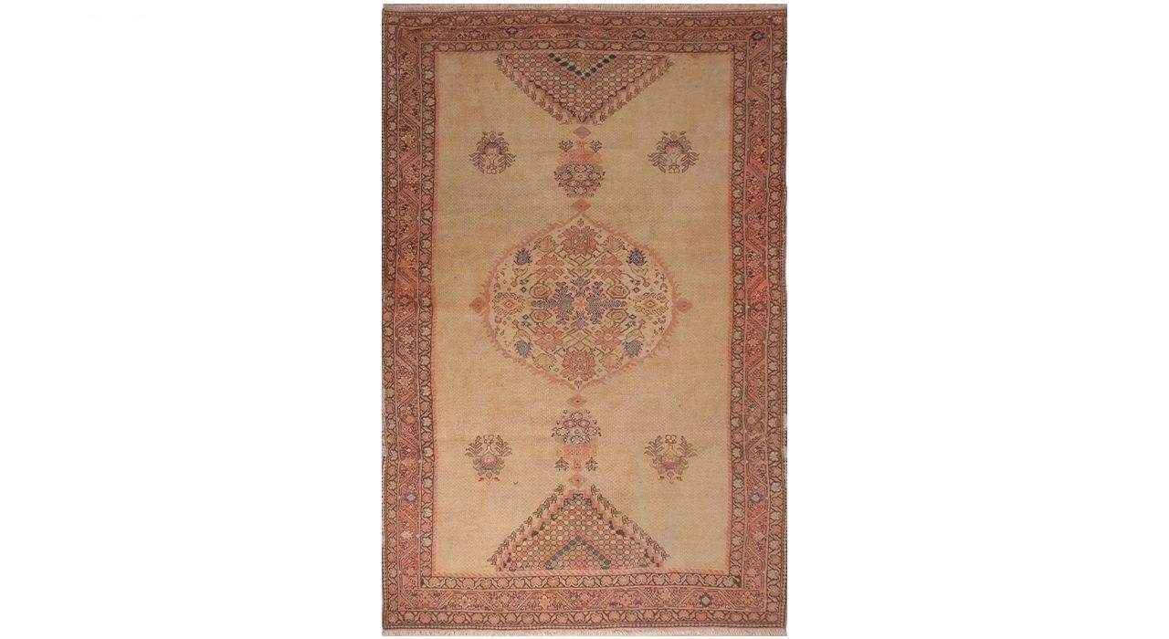 Vintage Persian Wool Kilim Rug Handwoven in Haris Traditional