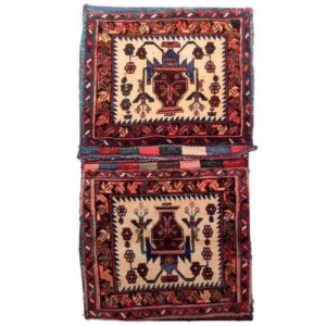 Vintage Persian Saddle Bag – Handwoven & Second-Hand Tōbrag 102265