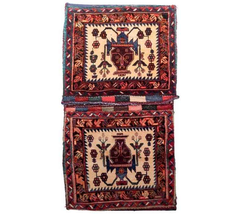 Vintage Persian Saddle Bag – Handwoven & Second-Hand Tōbrag 102265