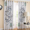 Printed Velvet Persian Eyelet Curtain – Farsi Poems