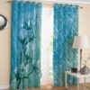 Printed Velvet Persian Eyelet Curtain – Calligraphy & Flowers