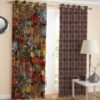 Printed Velvet Persian Eyelet Curtain – Queens