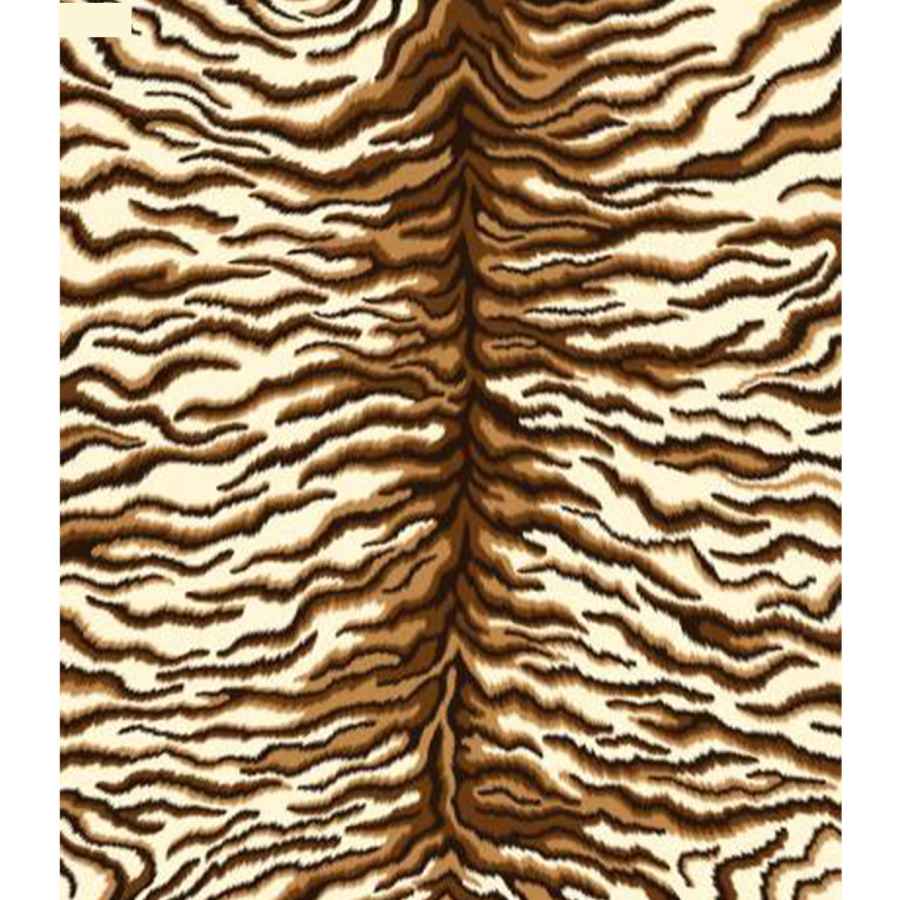 Golbaft Persian Double Bed Blanket 220×240 cm Tiger