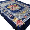Golbaft Persian Single Bed Blanket Blue Navy Color