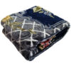 Golbaft Persian Single Bed Blanket Blue Navy Color