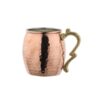 Persian Copper Cup - Handcrafted with Handle for Cold Drinks - Hammered Nazarian