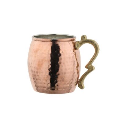 Persian Copper Cup – Handcrafted with Handle for Cold Drinks – Hammered Nazarian