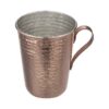 Persian Copper Cup - Handcrafted with Handle for Cold Drinks - Hammered Zanjani