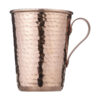 Persian Copper Cup - Handcrafted with Handle for Cold Drinks - Hammered Zanjani