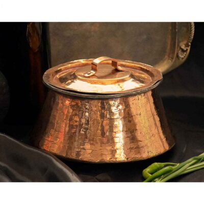 Persian Copper Stock Pot – Traditional Hammered Cooking Style Ahmadi
