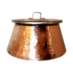 Persian Copper Stock Pot - Traditional Hammered Cooking Style Ahmadi