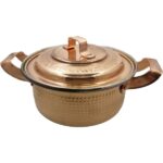 Persian Copper Stock Pot - Traditional Hammered Cooking Style Bahar