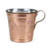 Persian Copper Cup - Handcrafted with Handle for Cold Drinks - Hammered
