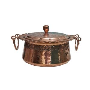 Persian Handmade Etching Copper Stock Pot Model Raya