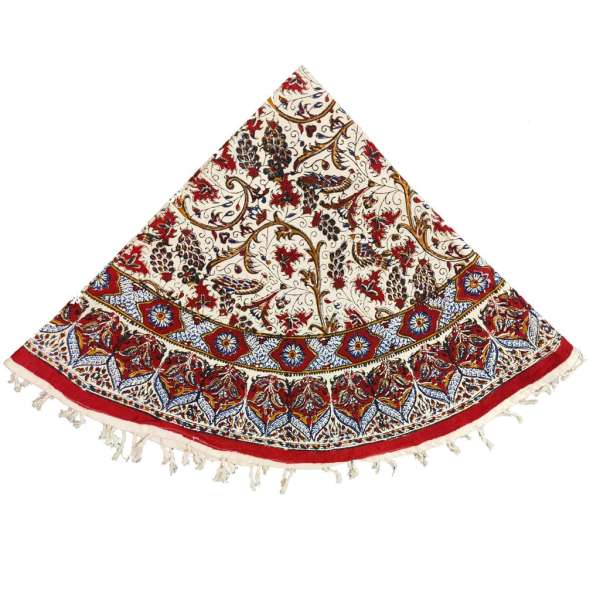 Persian Tablecloth: Isfahan's Traditional Kalamkari Block Print Atriyan II