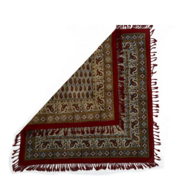 Persian Tablecloth: Isfahan’s Traditional Kalamkari Block Print Crown