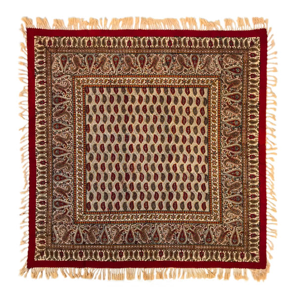 Persian Tablecloth: Isfahan's Traditional Kalamkari Block Print Khademi